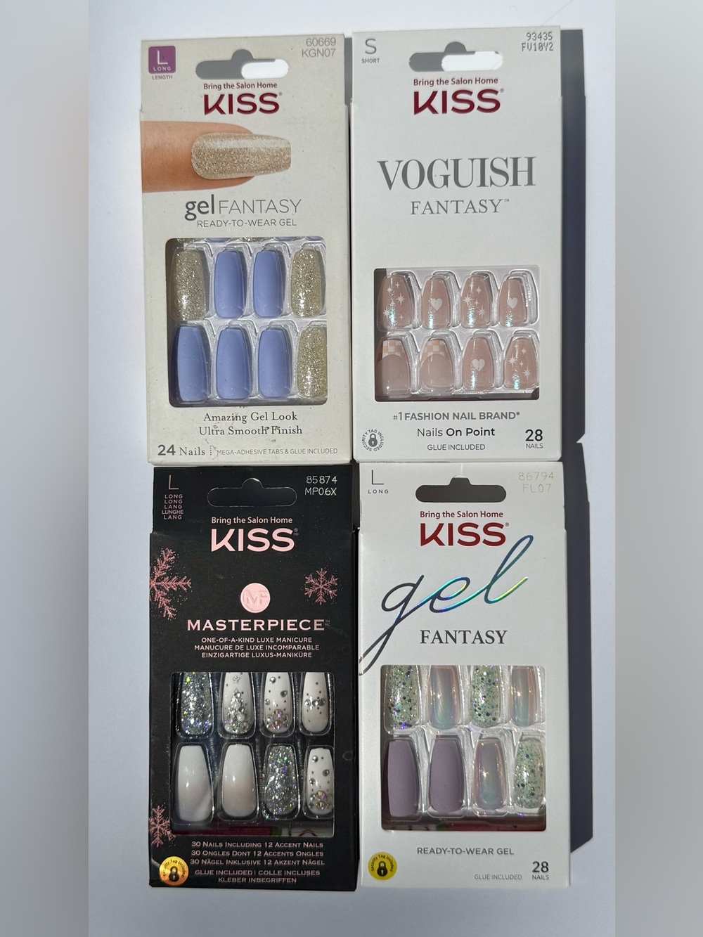 KISS Press-On Nails Bundle of 4